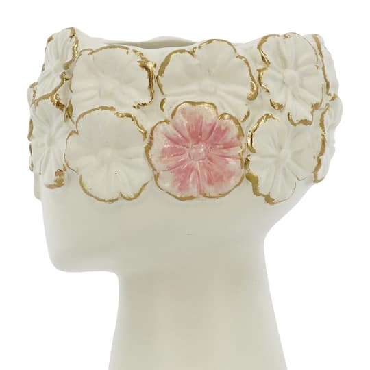 Ceramic Head Decorative Pot by Ashland®